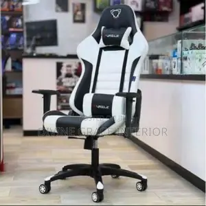 Gaming Chair for PC( White and Black)