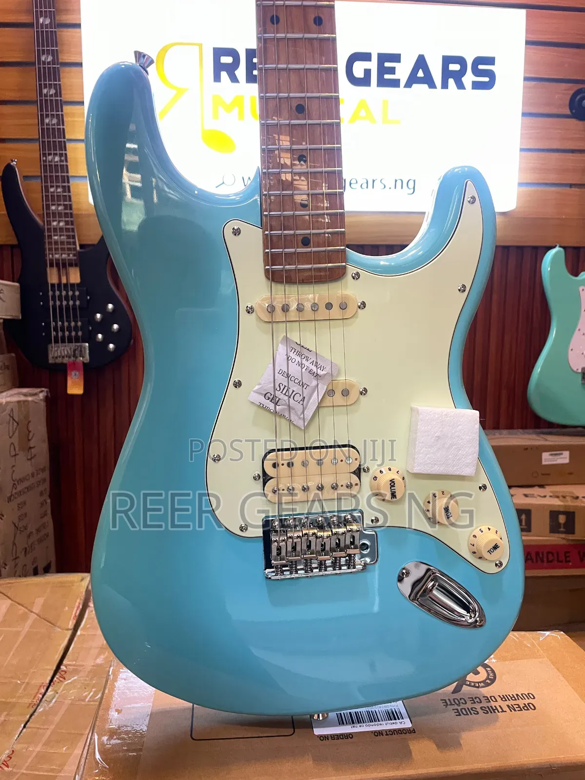 Light Blue Sevillana Stratocaster Electric Guitar