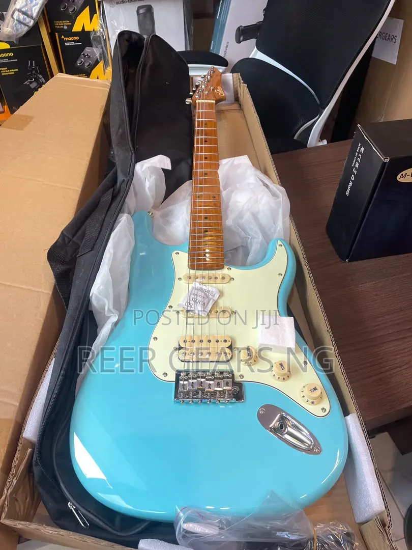 Light Blue Sevillana Stratocaster Electric Guitar
