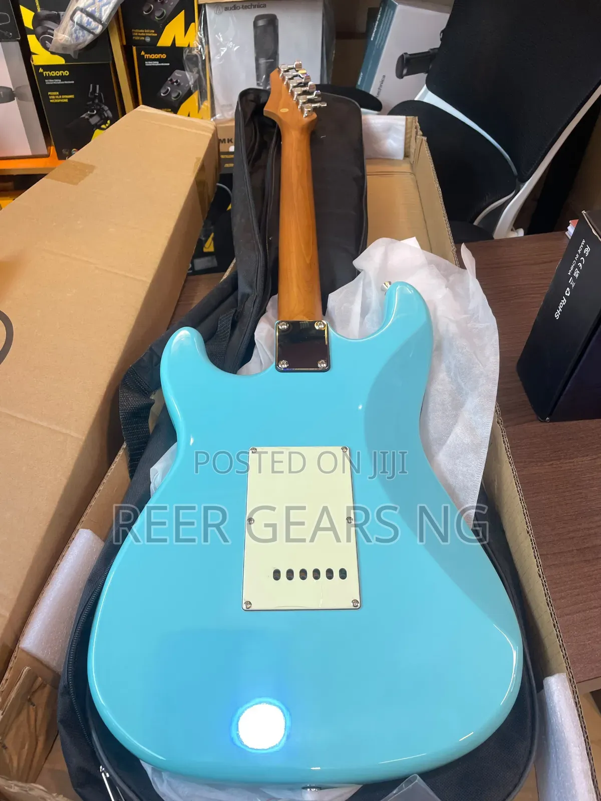 Light Blue Sevillana Stratocaster Electric Guitar