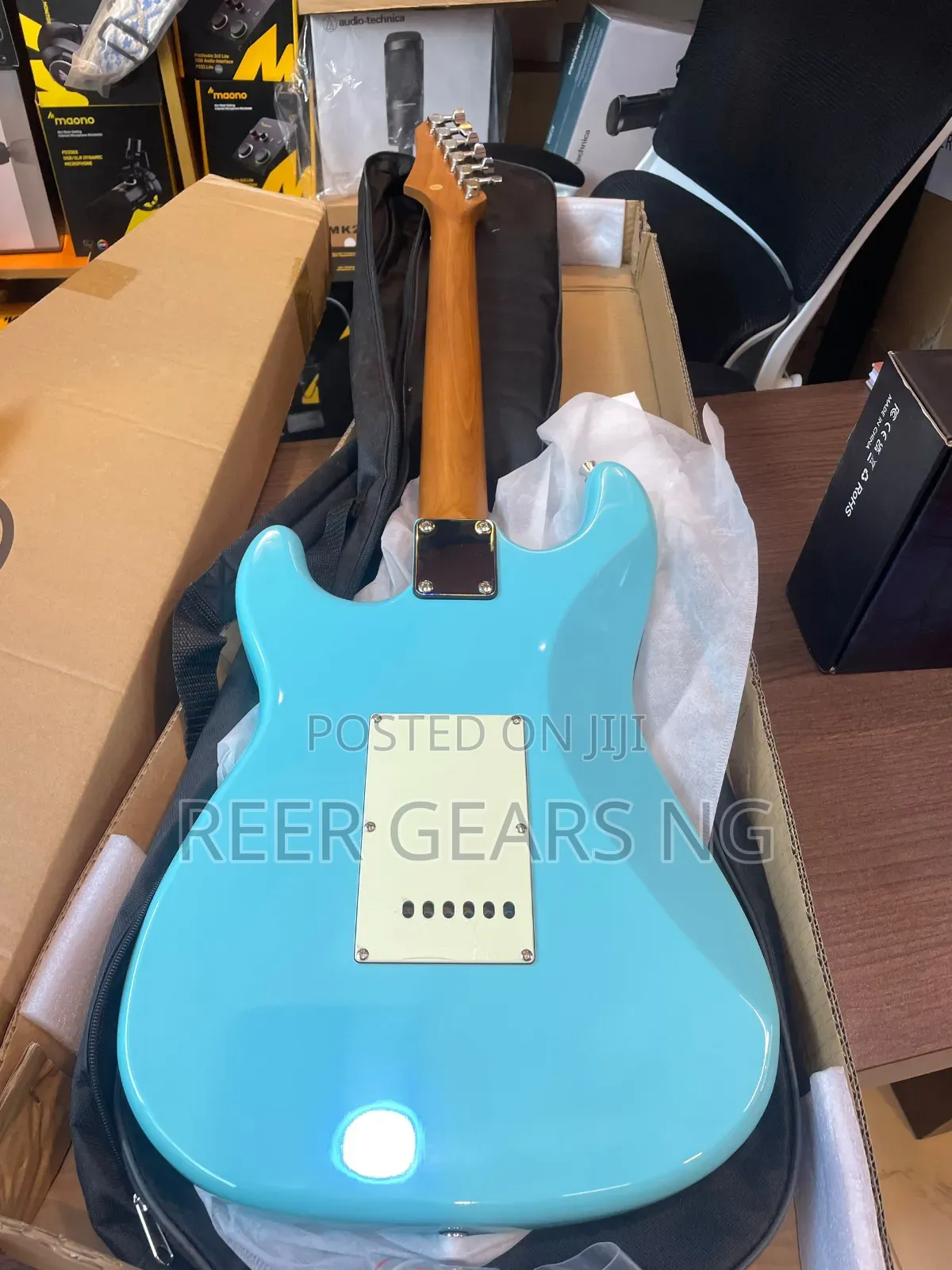 Light Blue Sevillana Stratocaster Electric Guitar