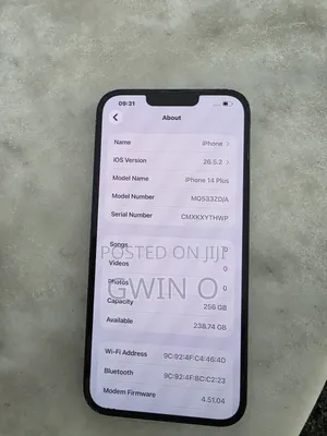 Apple iPhone 14 Plus 256 GB Gray