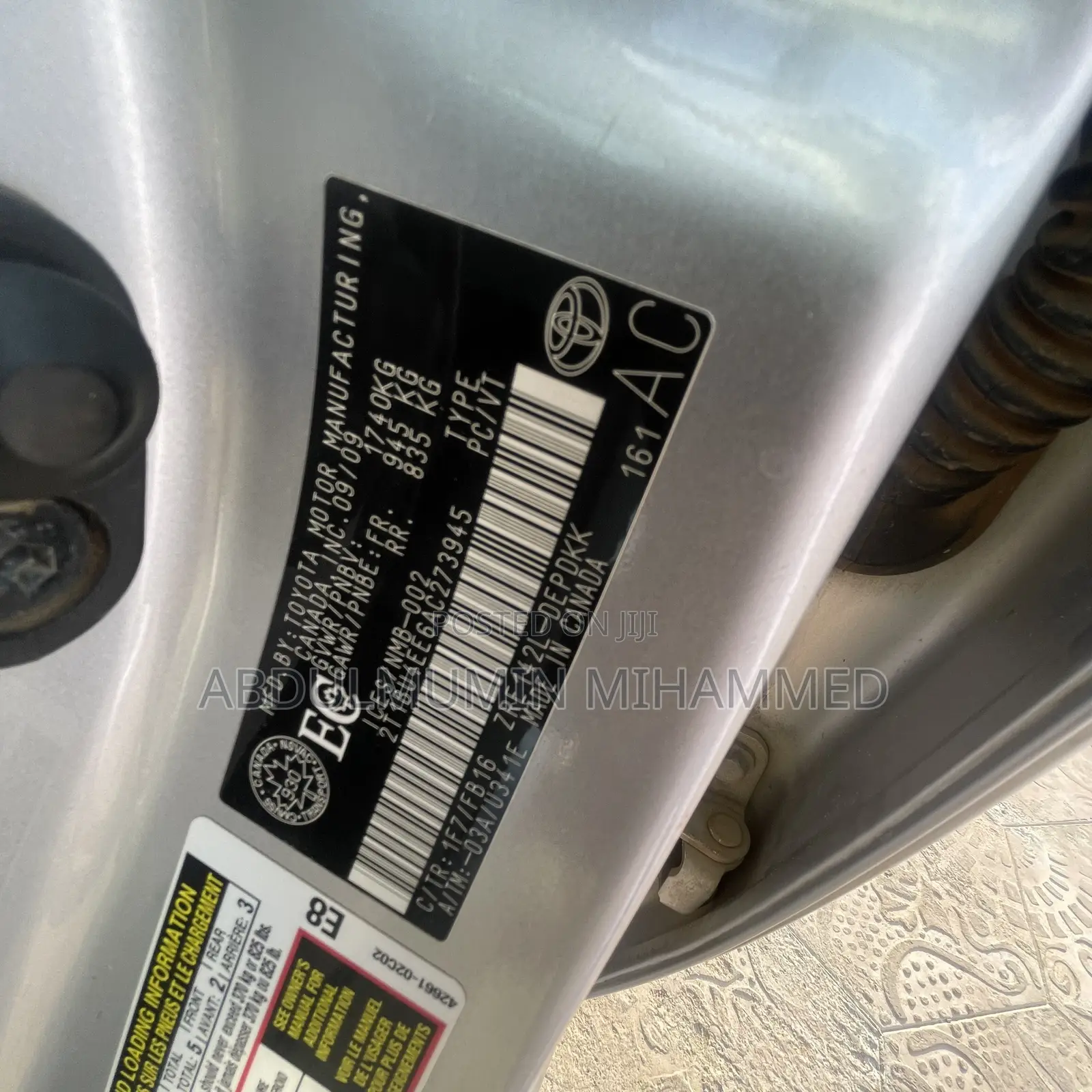 Toyota Corolla 2010 Silver