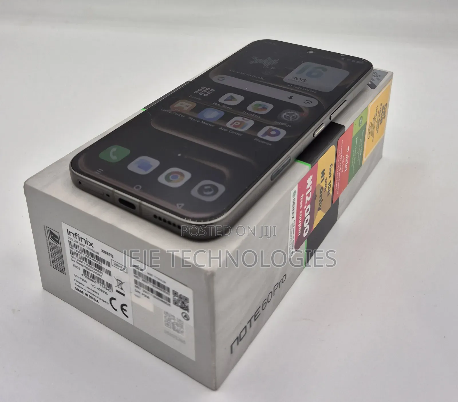 Infinix Note 60 Pro 256 GB Gray