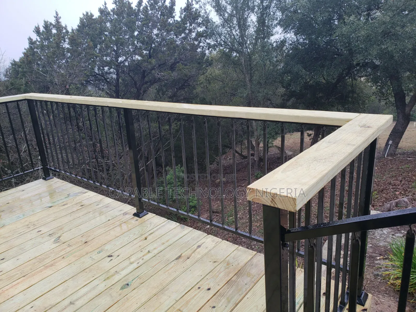 Modern Black Rail Design