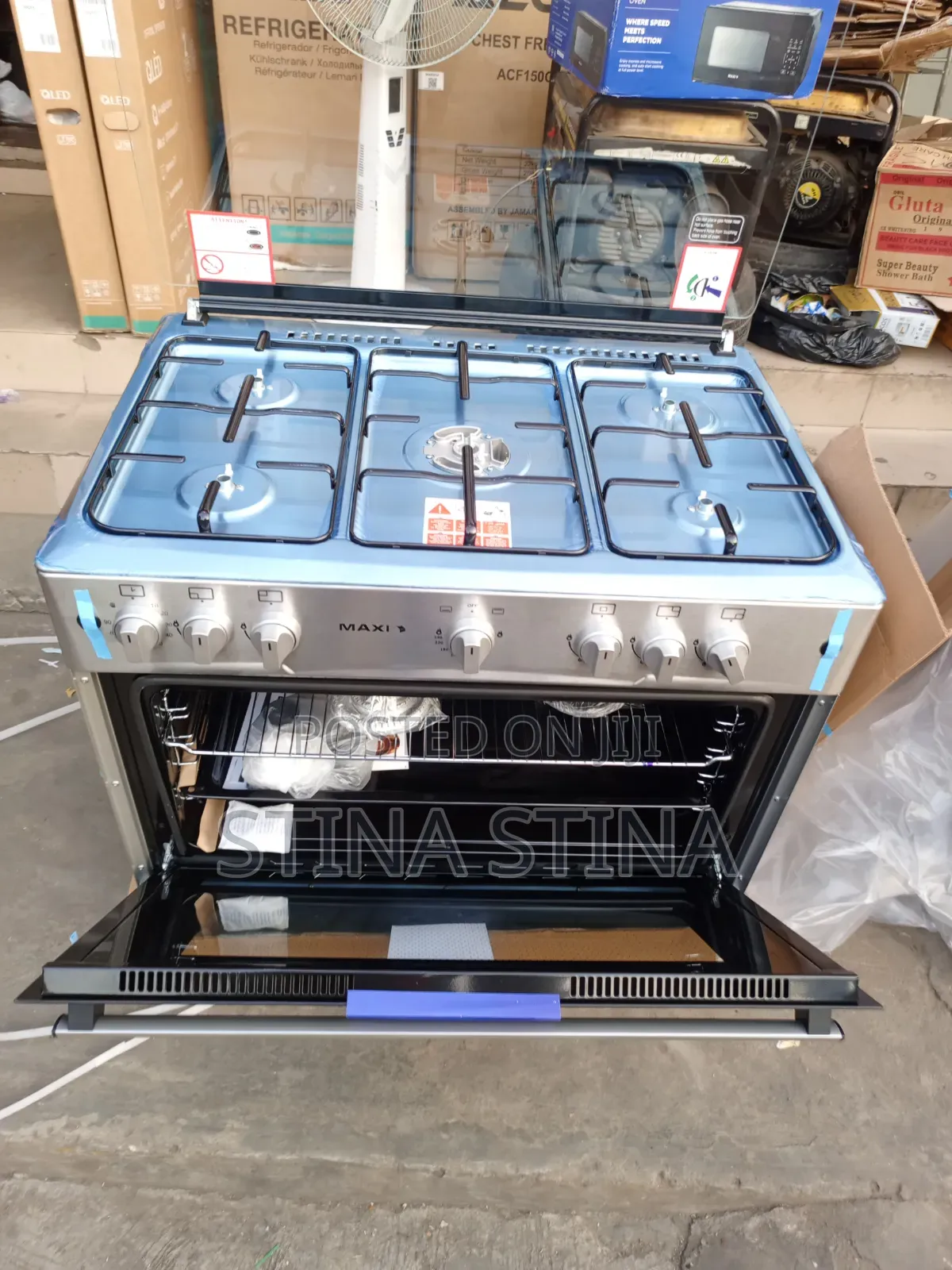 Maxi 5 Burners Cooker 60x90