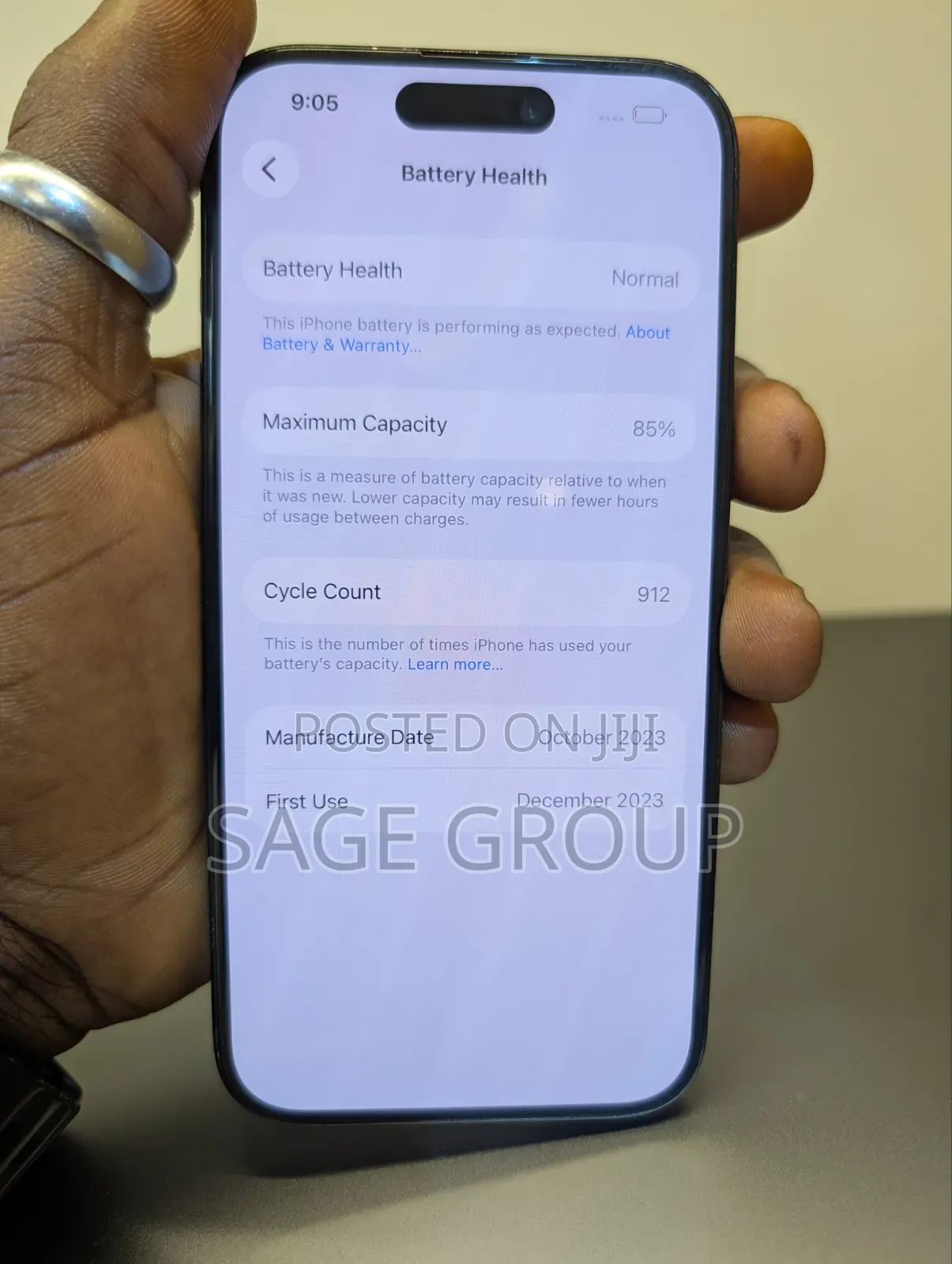 New Apple iPhone 15 Pro 128 GB Blue
