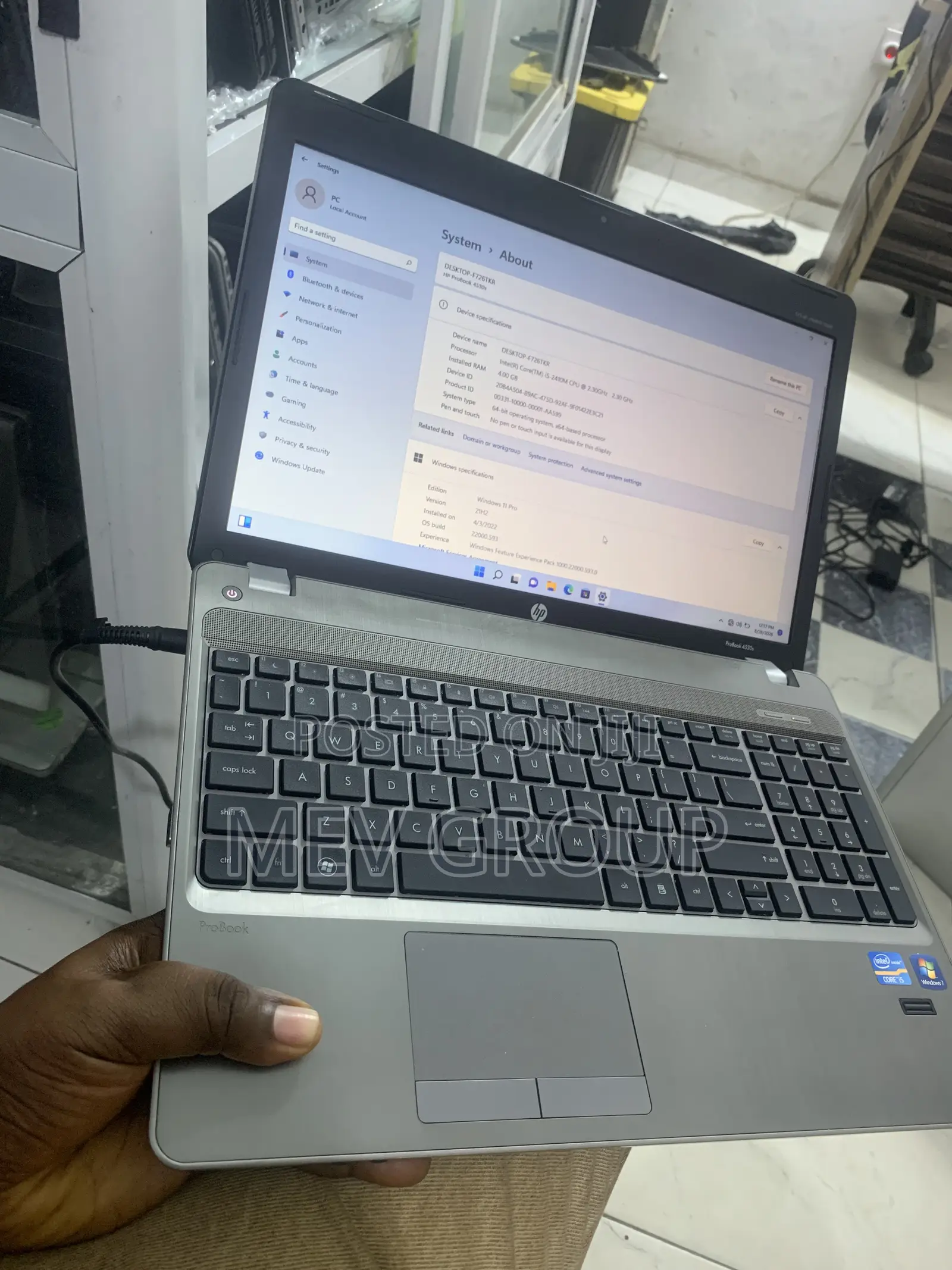 Laptop HP ProBook 4530S 4GB Intel Core i5 HDD 320GB