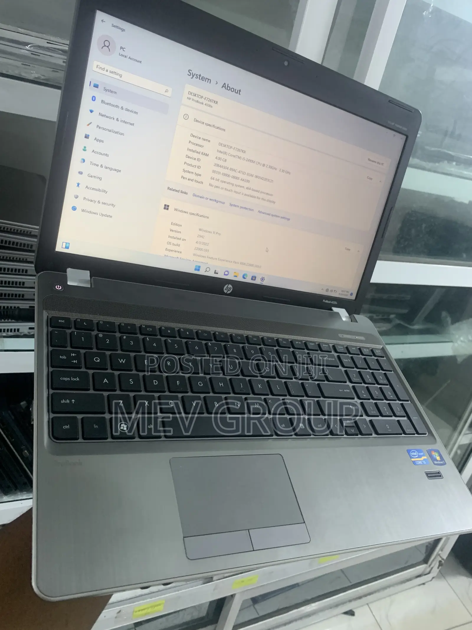 Laptop HP ProBook 4530S 4GB Intel Core i5 HDD 320GB