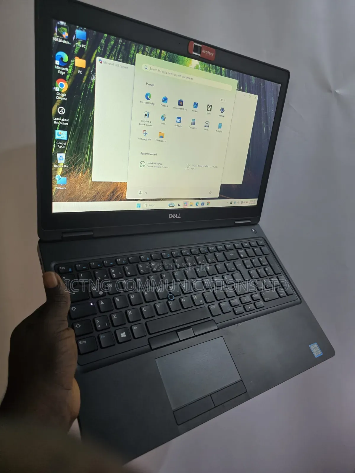 Laptop Dell Latitude 5590 16GB Intel Core i7 SSD 256GB