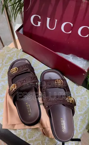Strap Gucci Slides