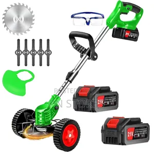 Rechargeable Lawn Mower Grass Cutter With Wheels