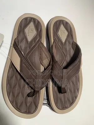 Men’s George Comfort Flip Flops – Brown, Size 41