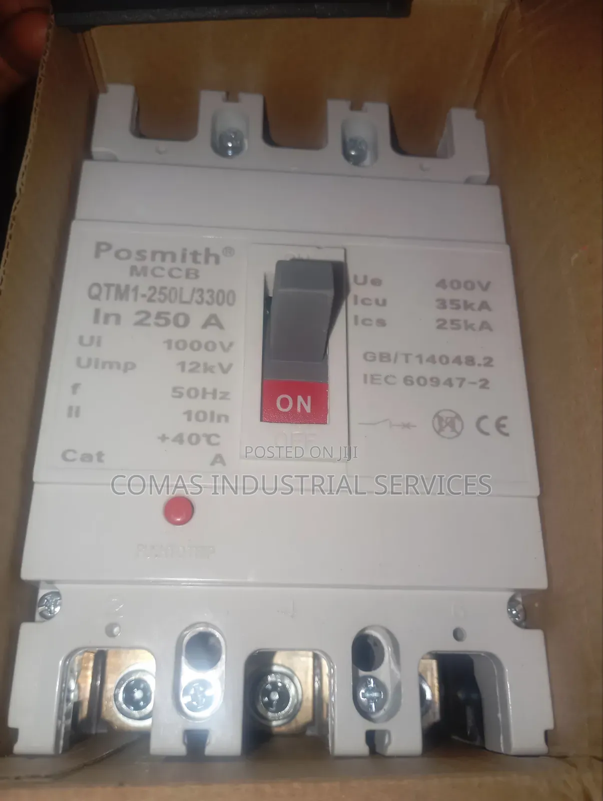 Posmith McCb Battery Breaker 250A 2pole DC