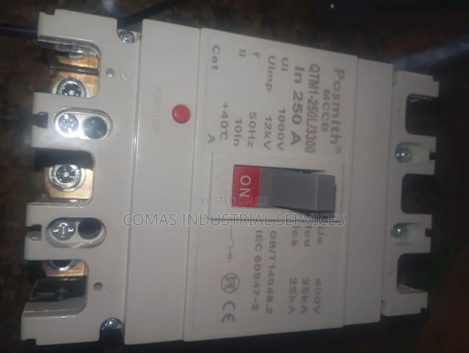 Posmith McCb Battery Breaker 250A 2pole DC