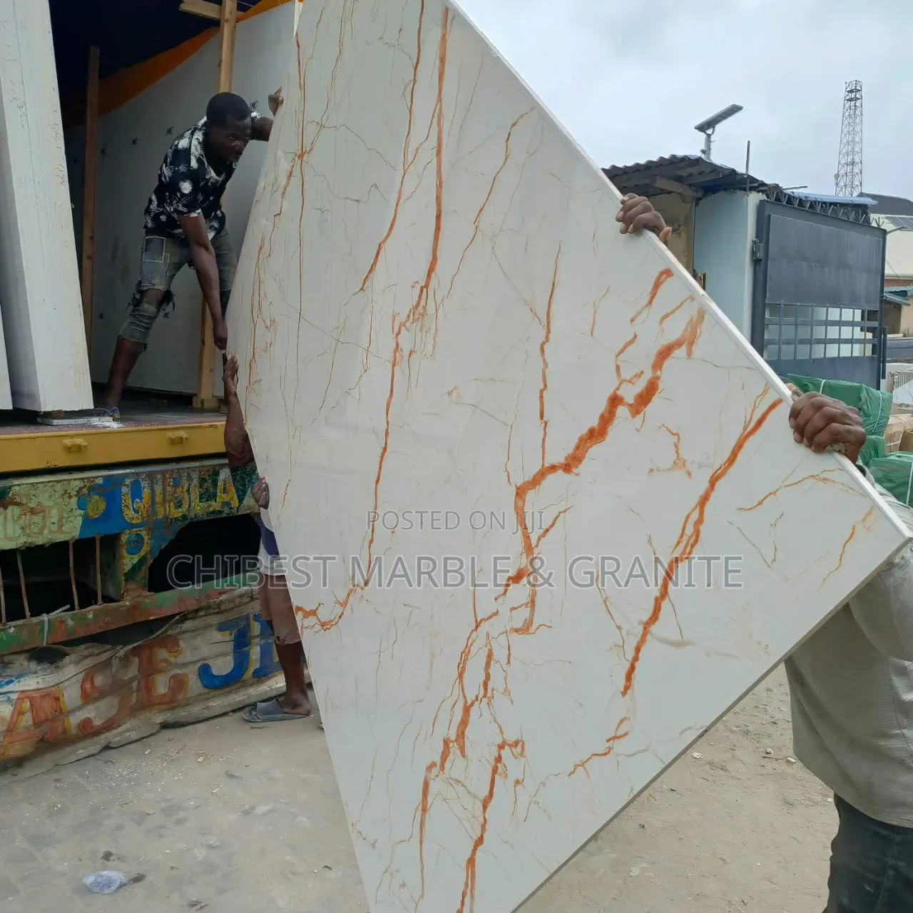 Marble for Steps and Kitchen Cabinets