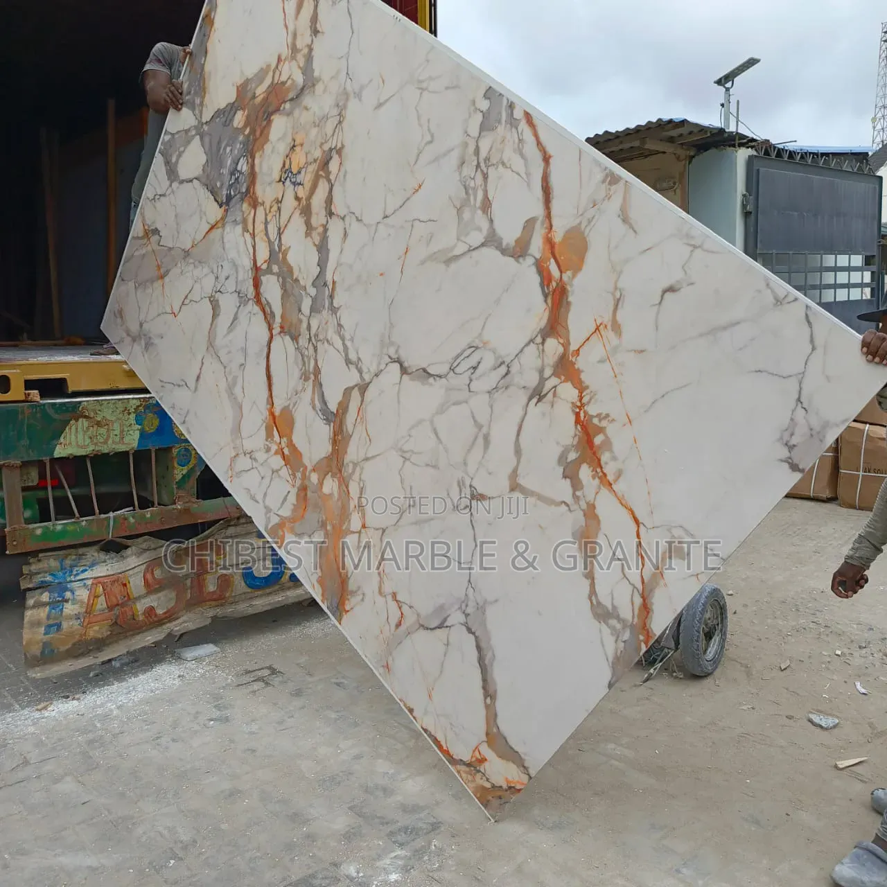 Marble for Steps and Kitchen Cabinets