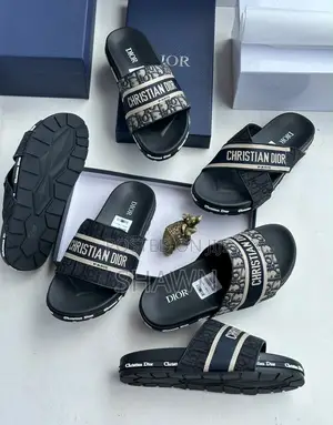 Christian Dior Leather Slippers