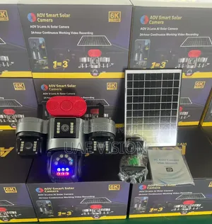 3 Lens Solar Camera Smart Ai HiEasy-App Full HD High Quality
