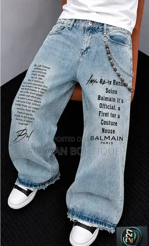 Quality Men Luxury Baggy Jeans