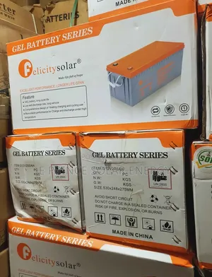 12v 200ah Gel Battery Dry Cell Felicity Battery