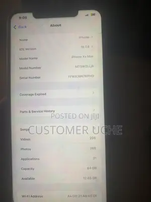 Apple iPhone XS 64 GB Rose Gold
