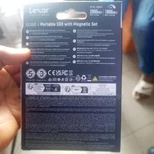 Lexar SL500 2TB Portable External SSD With Magnetic Set