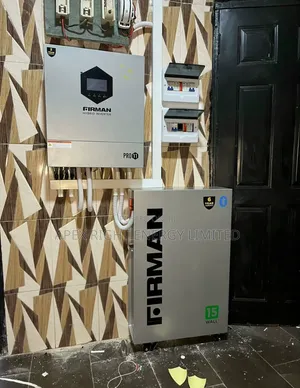 11kva Firman Hybrid Inverter+15kwh Lithium+650watt Bi-Fecial Panel X12