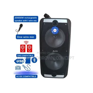 AILIPU Portable Rechargeable Speaker With One Wire Mic and Led Display