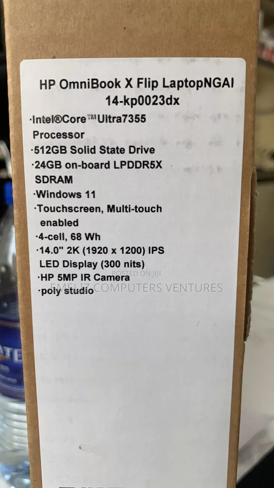 New Laptop HP OmniBook X Flip 14" 24GB Intel Core Ultra 7 SSD 512GB