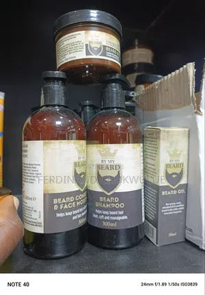 By My Beard Shampoo, Conditioner, Oil and Beard  Moisturizer