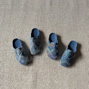 Premium Distressed Star Denim Clogs
