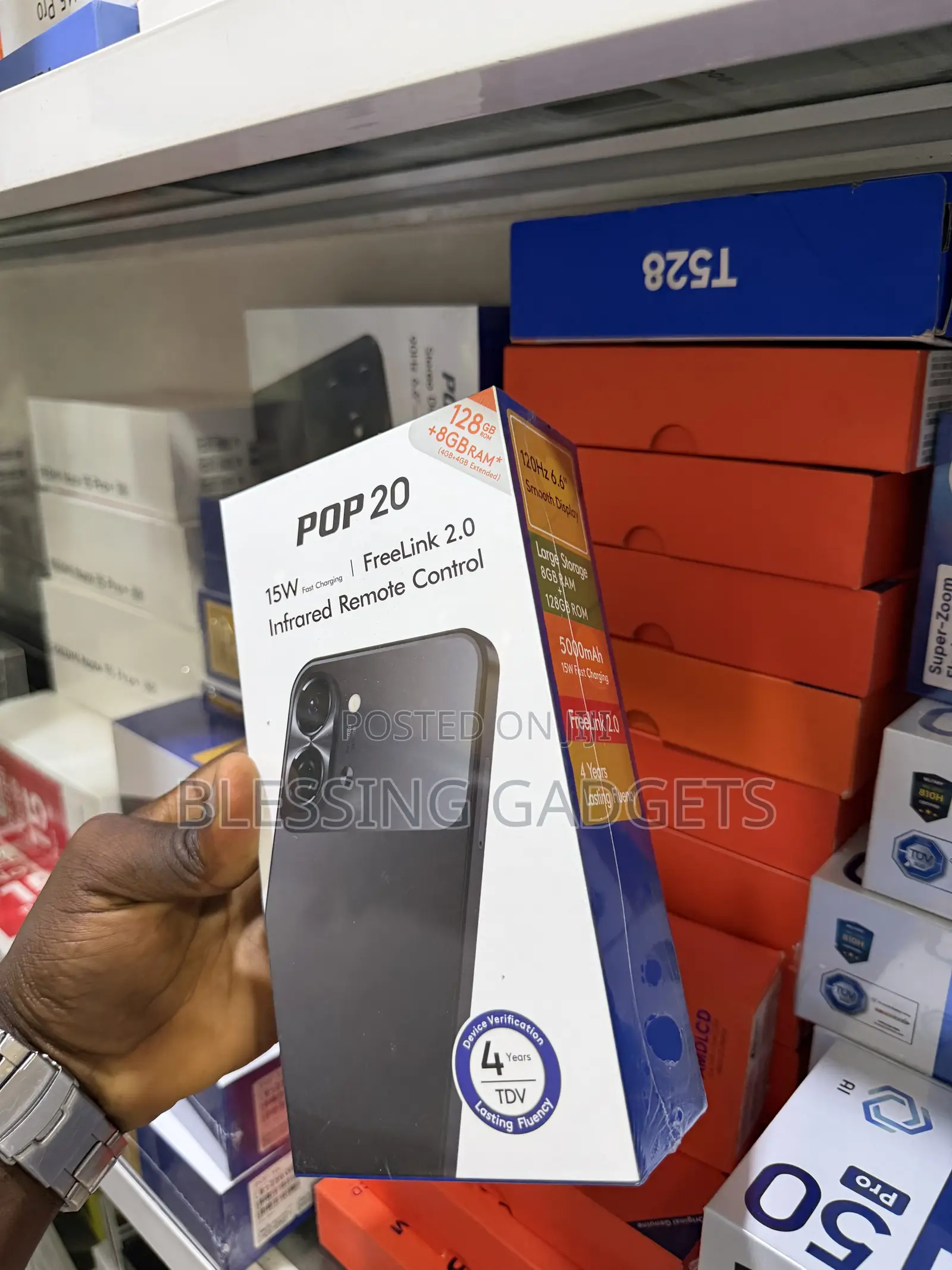 New Tecno Pop 20 128 GB