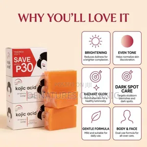 Original Kojic Acid Soap (Trio Pack)–Fast Whitening&Dark Spot Removal