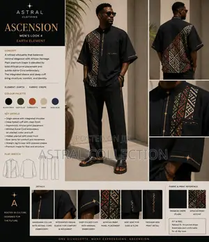Men’s African Kaftan | Ankara, Adire, Crepe Native Wear | ASCENSION