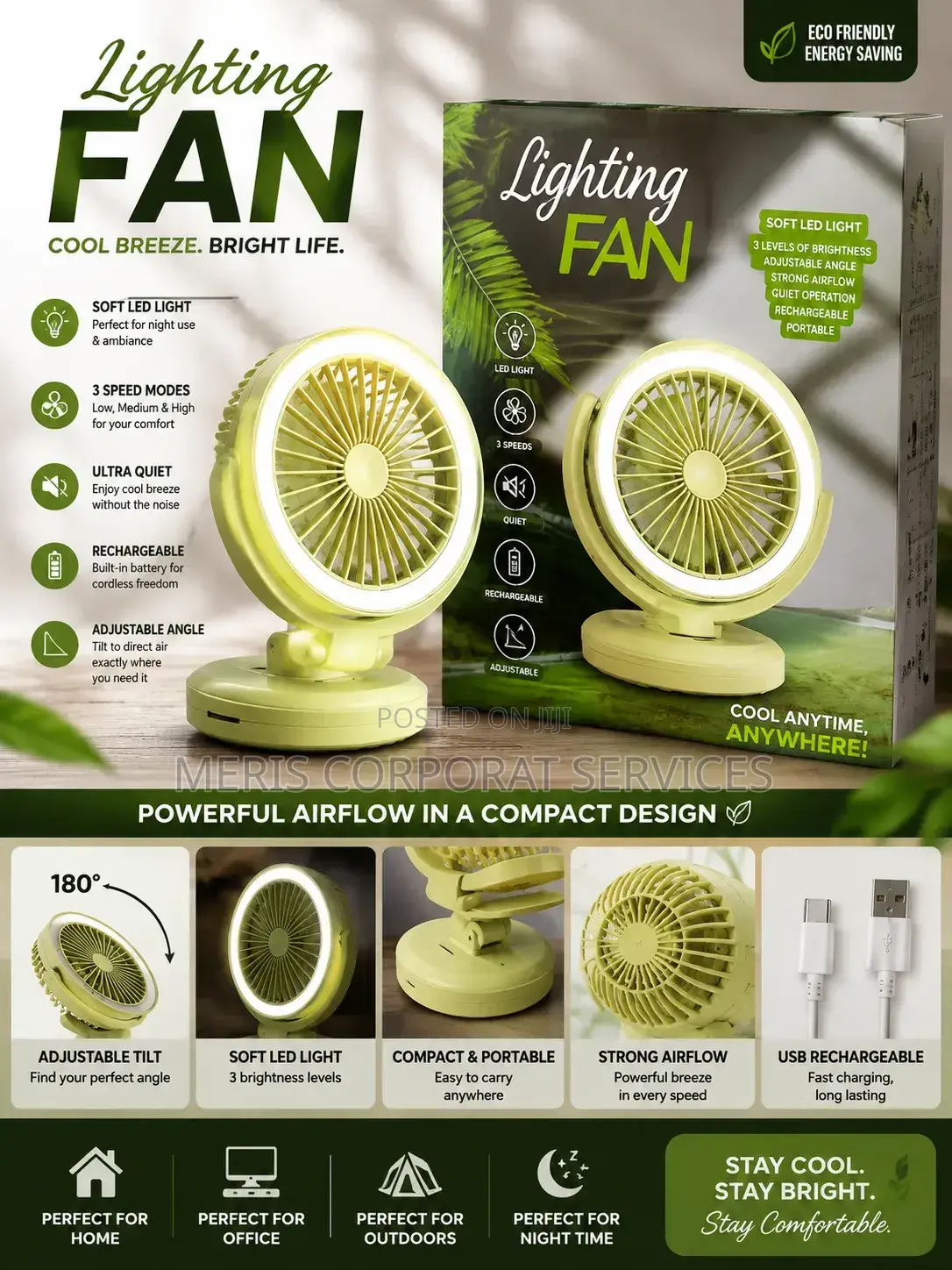 Rechargeable Fan