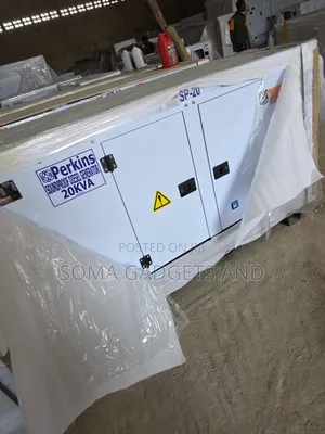 A Brand New 20kva Perkins Diesel Soundproof Generator 2years Wty
