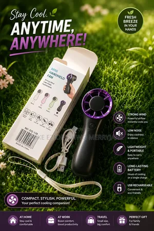 Rechargeable Face Fan