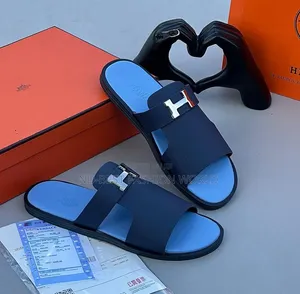 Hermes Leather Slippers