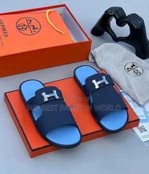 Hermes Leather Slippers