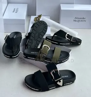 Quality Side Buckle Slippers