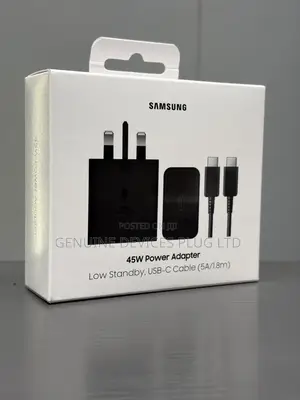 SAMSUNG 45W Super Fast Charging USB-C Wall Charger With Cable