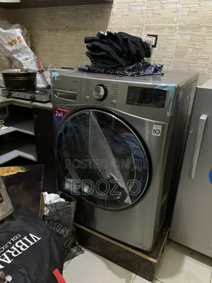 Clean LG 20/12kg Inverter Direct Drive Washer & Dryer Combo (Silver)