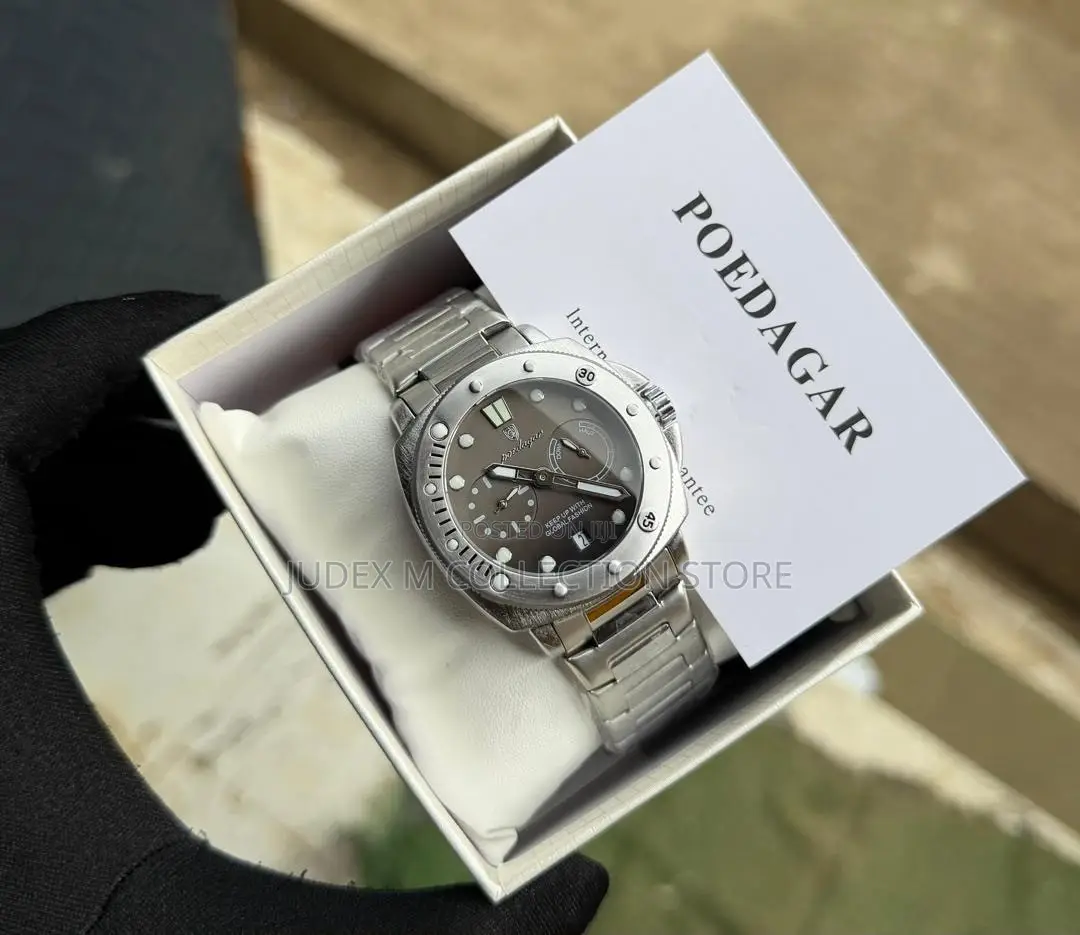 Poedagar Chain Chronograph Waterproof Watch