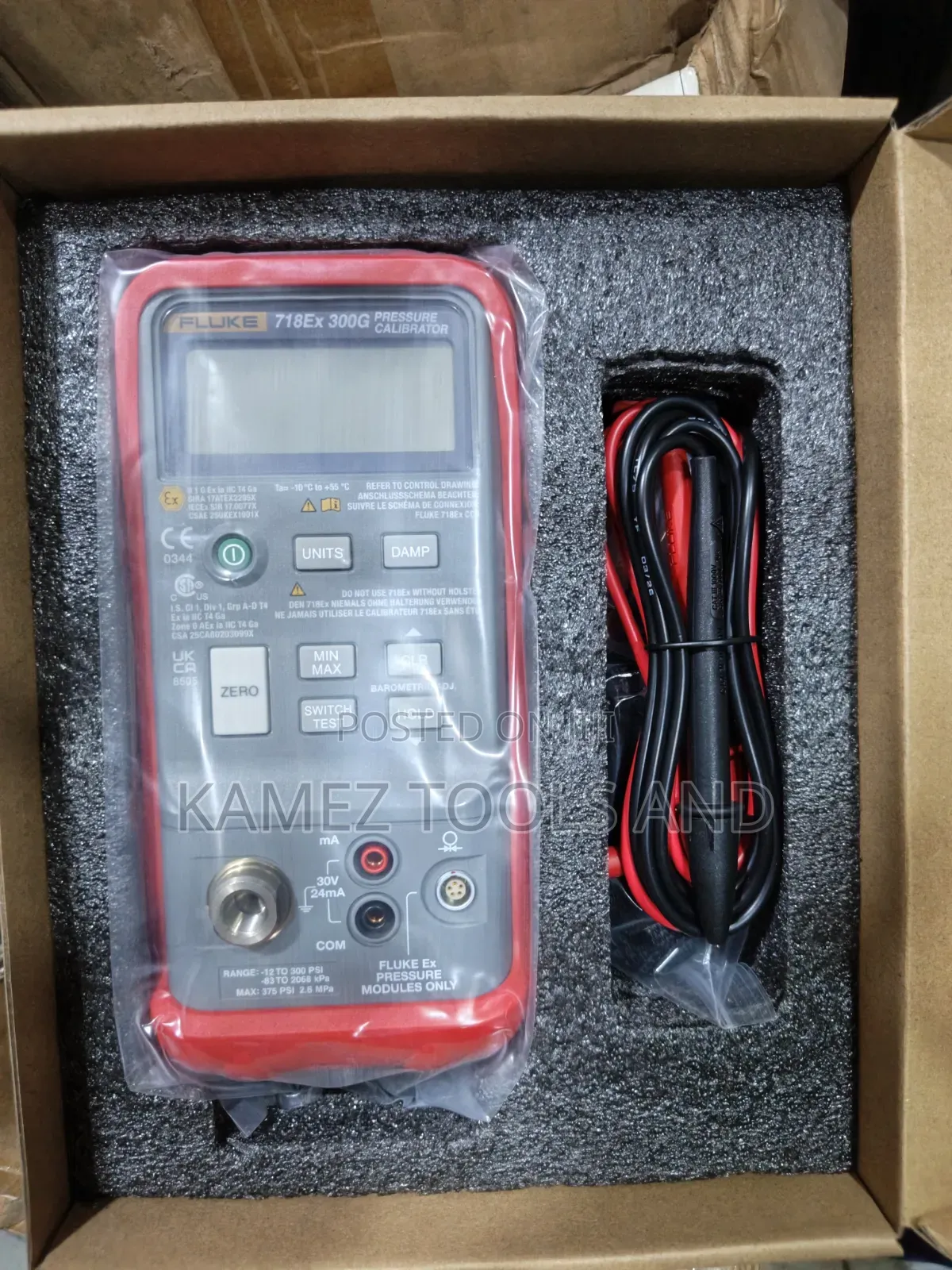 Fluke 718ex 300g Pressure Calibrator
