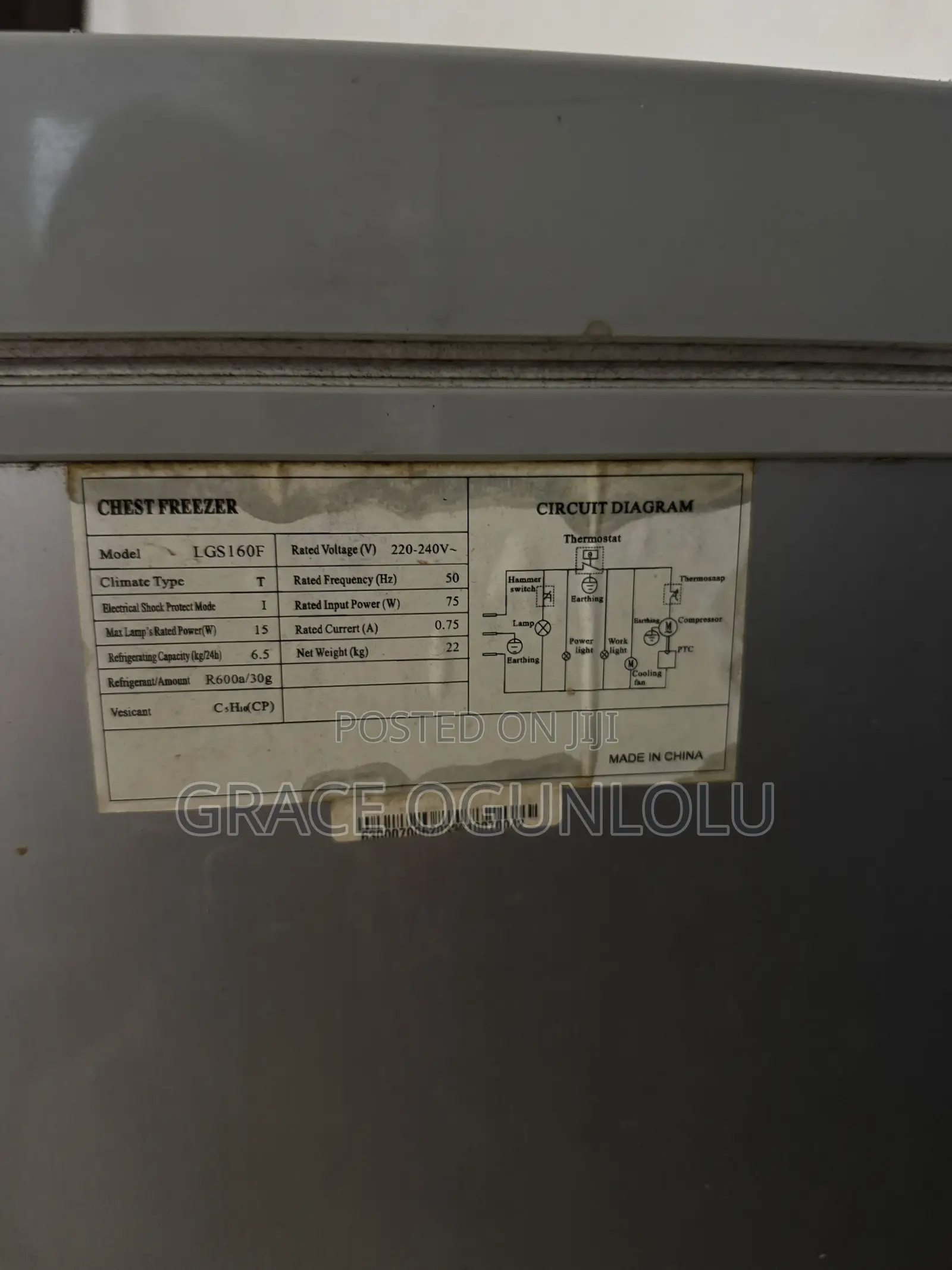 LG Freezer