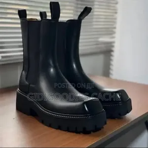 Luxury Branded Men's Hightop Boots