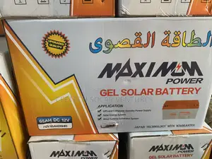 65Ah 12V Maximum Deep-Cycle Gel Battery