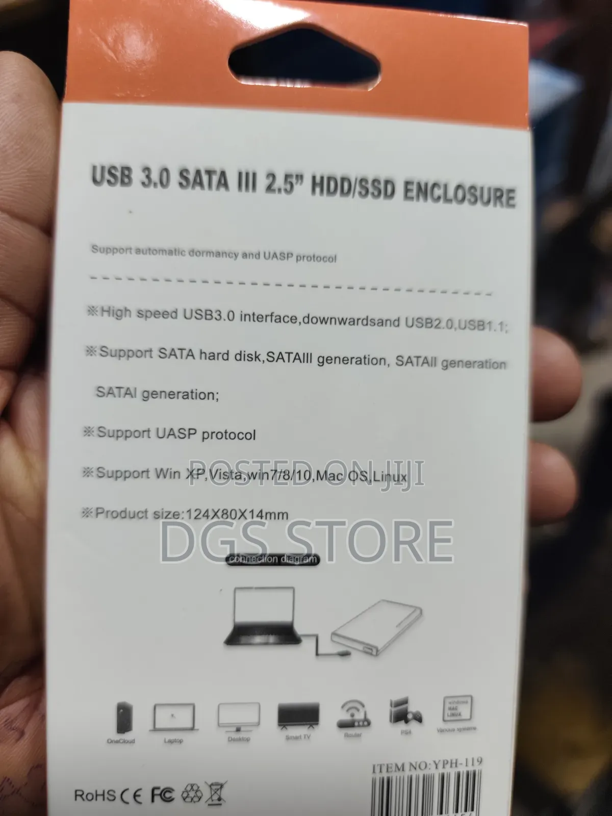 USB 3.0 SATA LLL 2.5 HDD/ SSD Enclosure