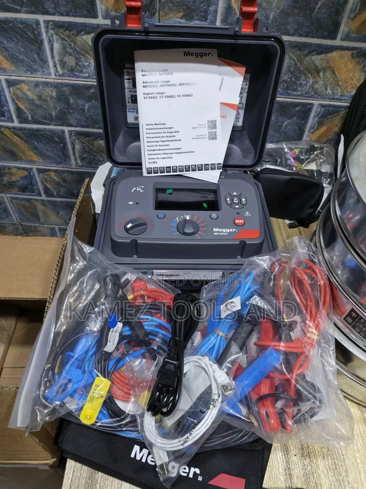 Megger MIT1025/2 10kv Digital Insulation Resistance Tester